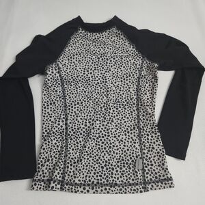 O'Rageous Juniors' Safari Printed Long Sleeve Rash Guard medium